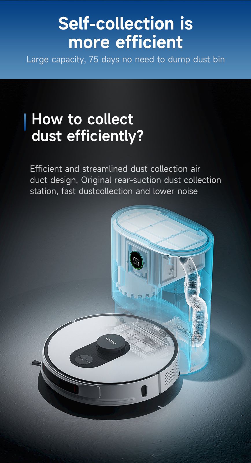 مكنسة ريبوت ردمي محطة موديلSDJO8R