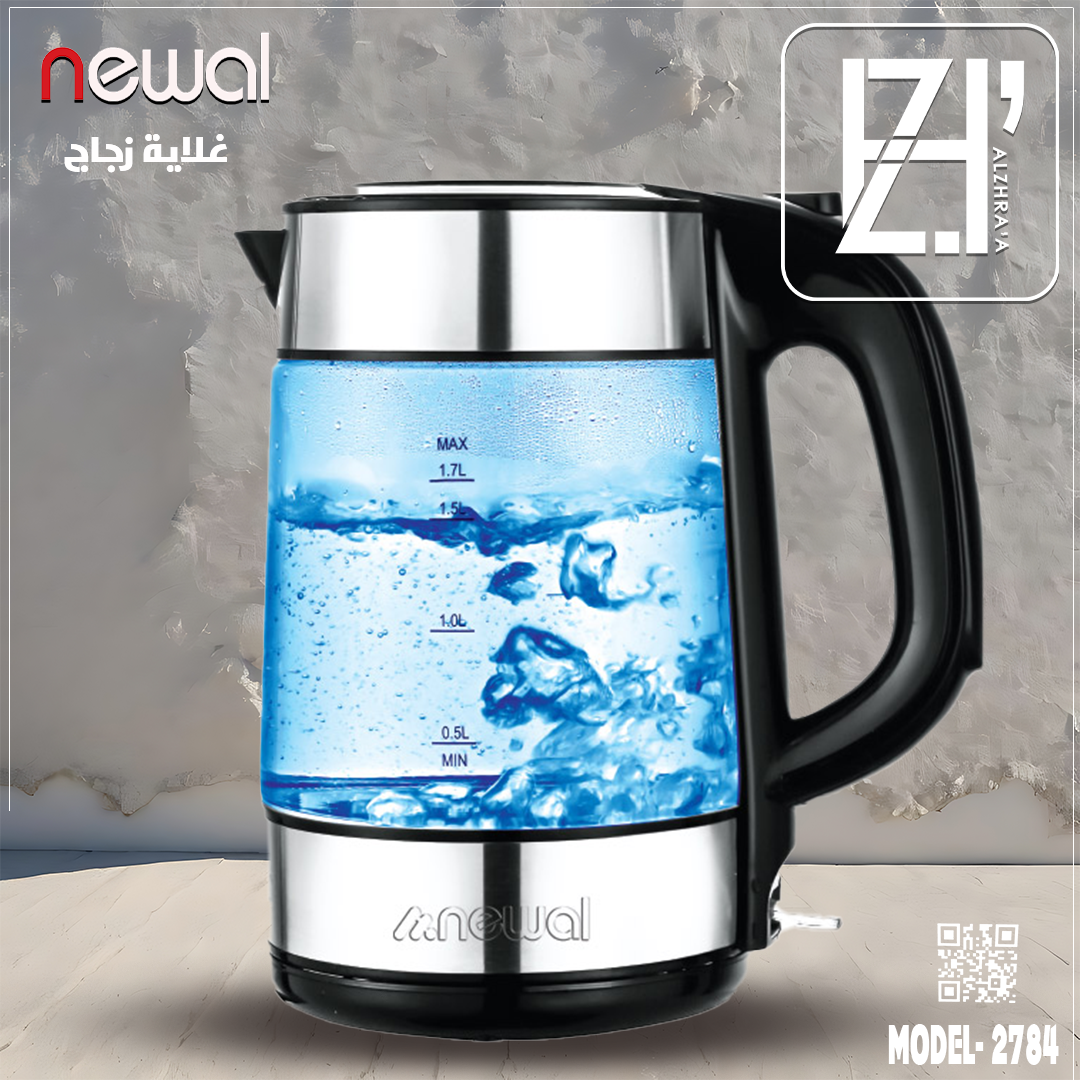غلاية ماء نوال زجاج موديل2784