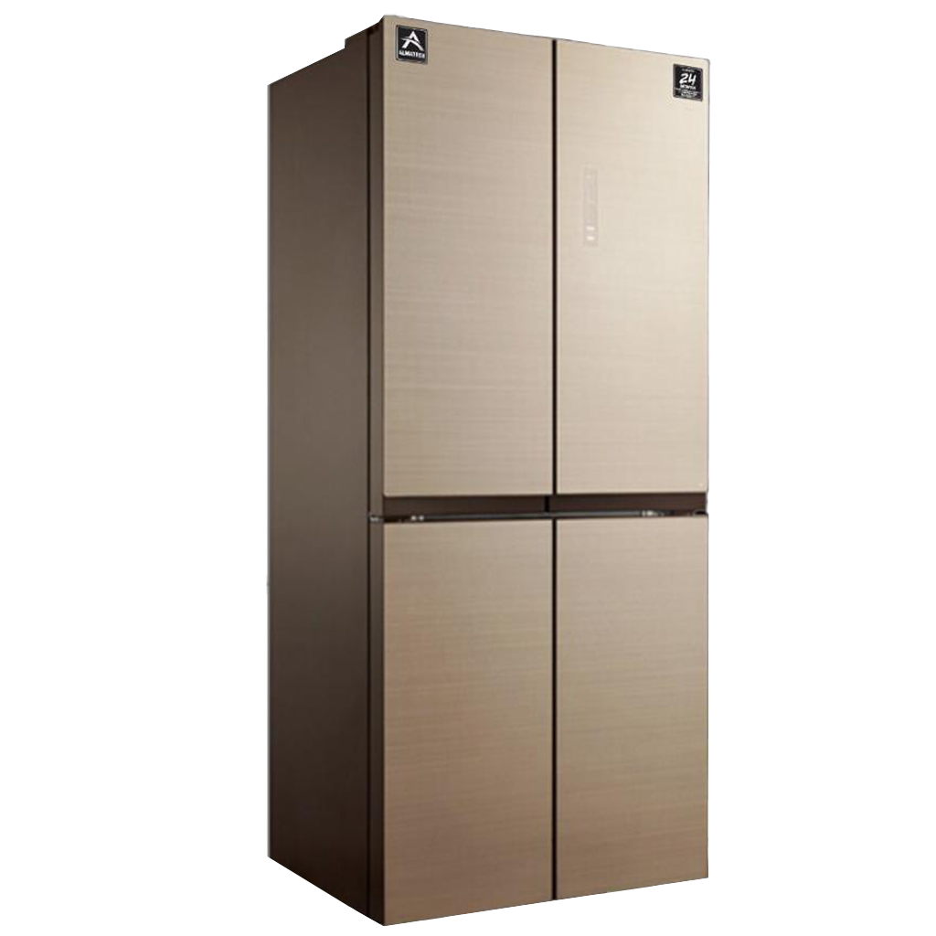 ثلاجة المتين سايد باي سايد31قدم لون ذهبي موديل3160