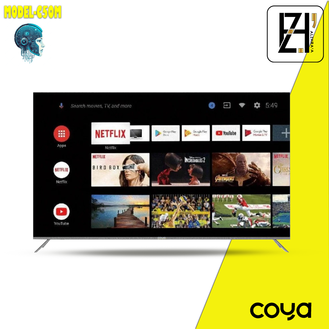 شاشة كويا 50سمارت فوركي موديلC50SM