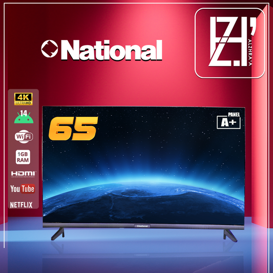 شاشة نشنال 65سمارت فوركي