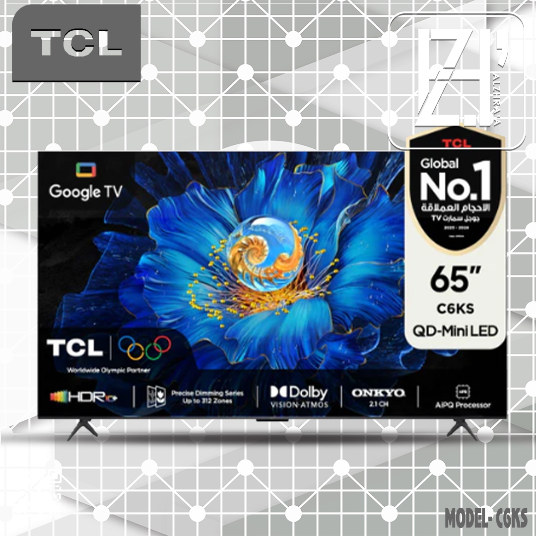 شاشة تي سي ال 65موديلC6KS