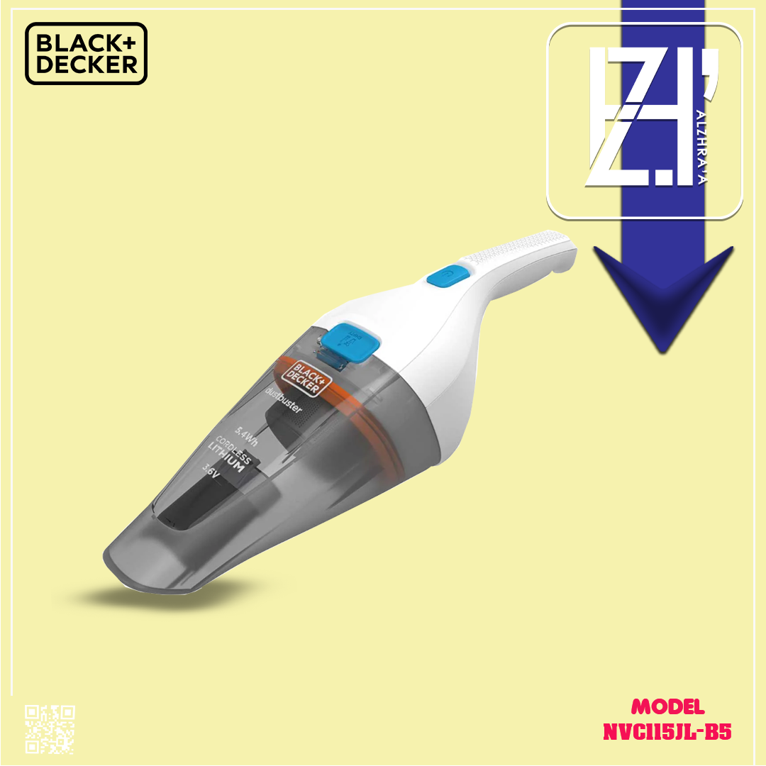 مكنسة بلاك انديكر يدوي موديلNVC115JL-B5