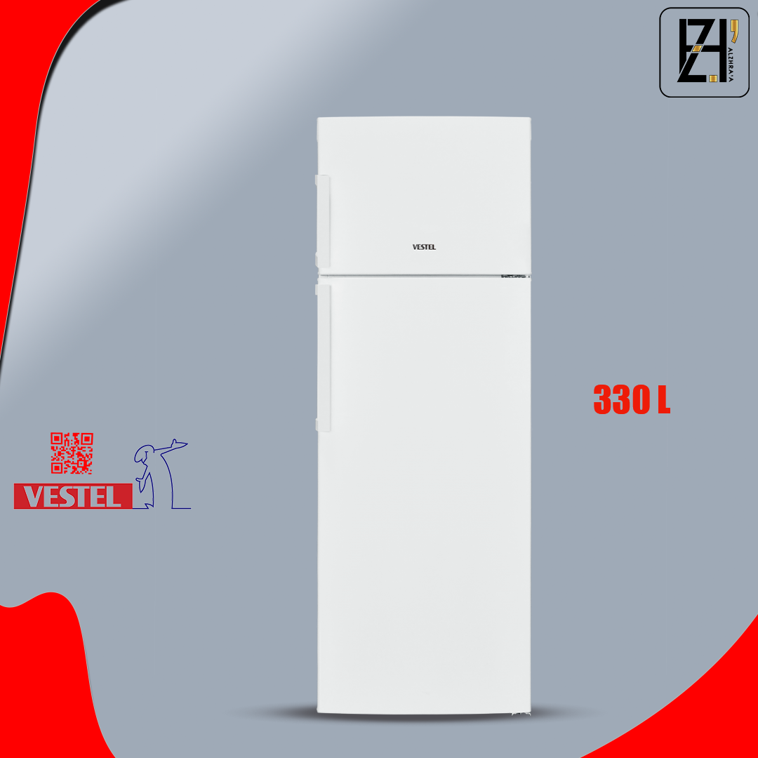 ثلاجة فستل 10 قدم لون ابيض موديل330