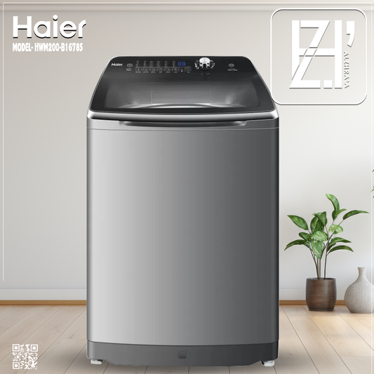 غسالة فول اوتماتيك هاير 20 كيلو دراير موديلHWM200-B1678S