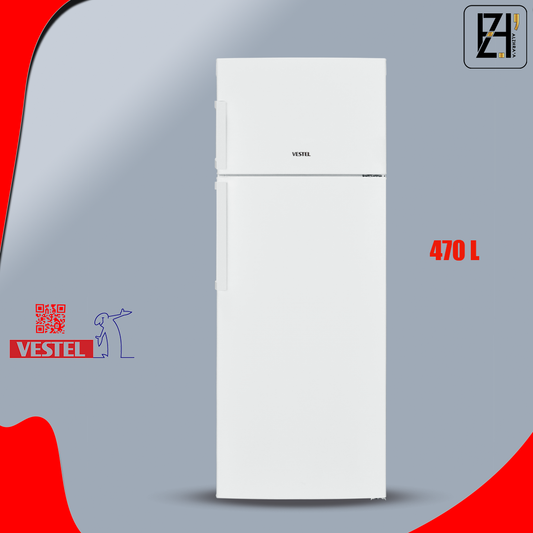 ثلاجة فستل 16 قدم  لون ابيض موديل484