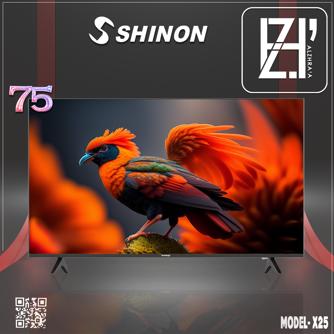 شاشة شينون 75سمارت فوركي موديلX25