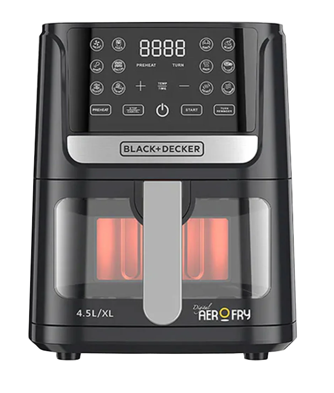 قلاية بدون زيت بلاك انديكر4.5لتر موديلAF4500-B5