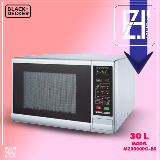 مايكرويف بلاك انديكر 30لتر موديلMZ3000PG-5B